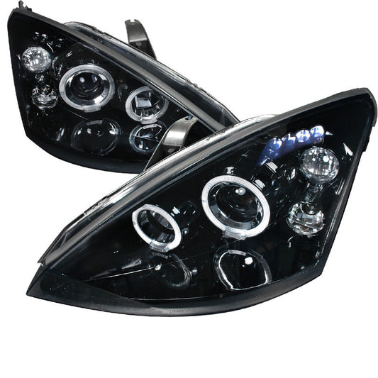 HEADLIGHT GLOSS BLACK HOUSING SMOKE LENS